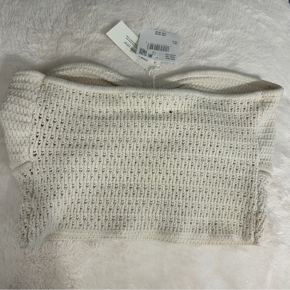 American Eagle Crochet Strapless Bandeau Tube Top - Picture 5 of 5